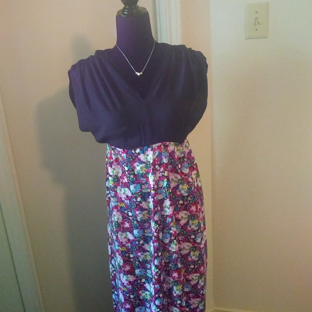 Floral Print Maxi